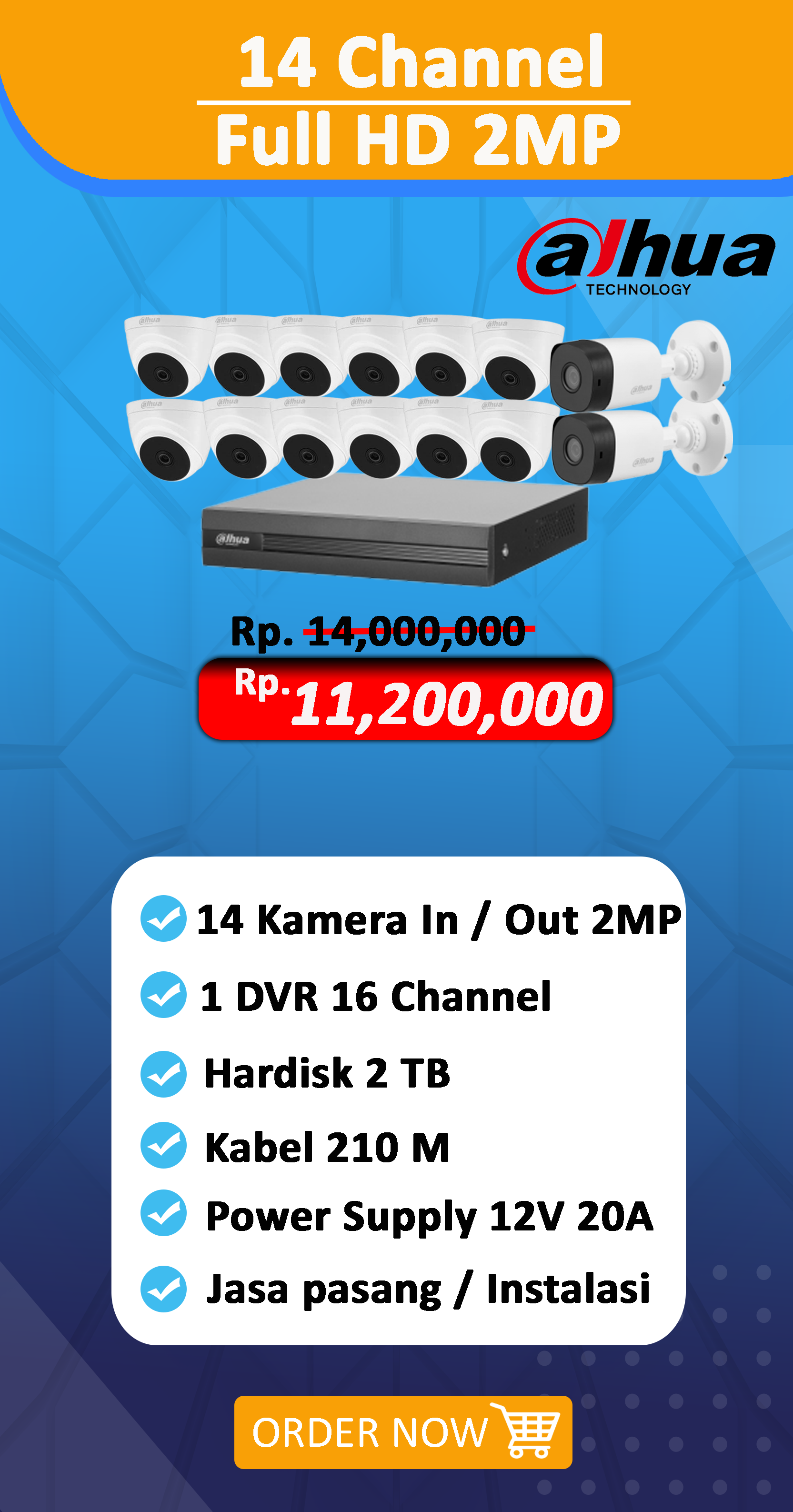 PAKET 14 DAHUA