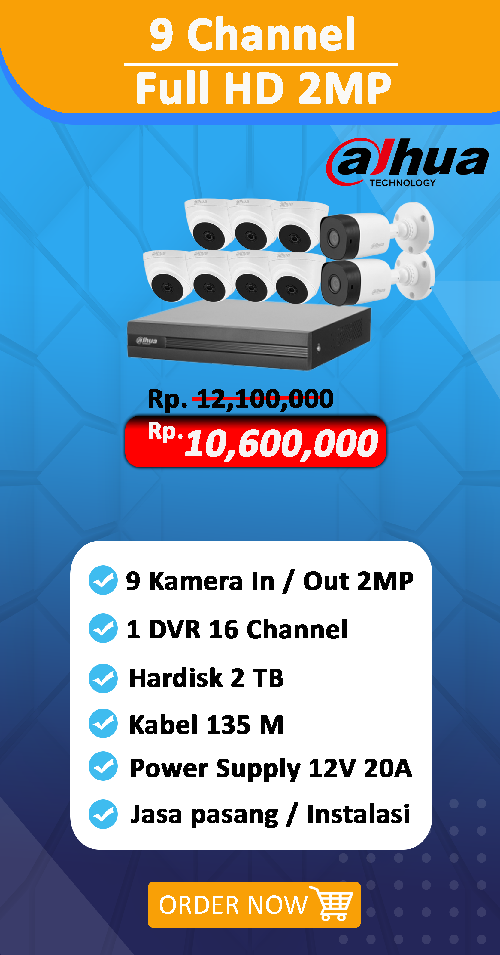 PAKET 9 DAHUA